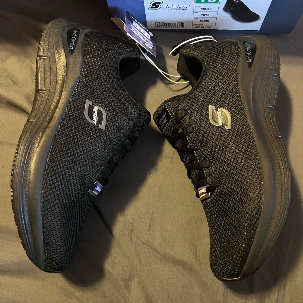 Skechers Sport Work Slip On Shoes Slip Resistant 10